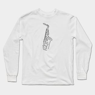 saxophone Long Sleeve T-Shirt